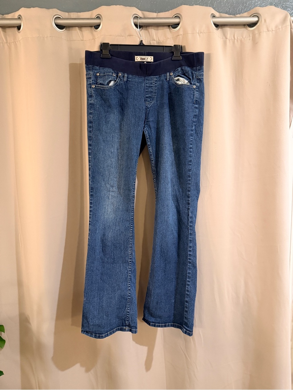 Karen-T Maternity Blue Stretch Bootcut Jeans